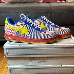 Vintage BAPE POP Art Sneakers